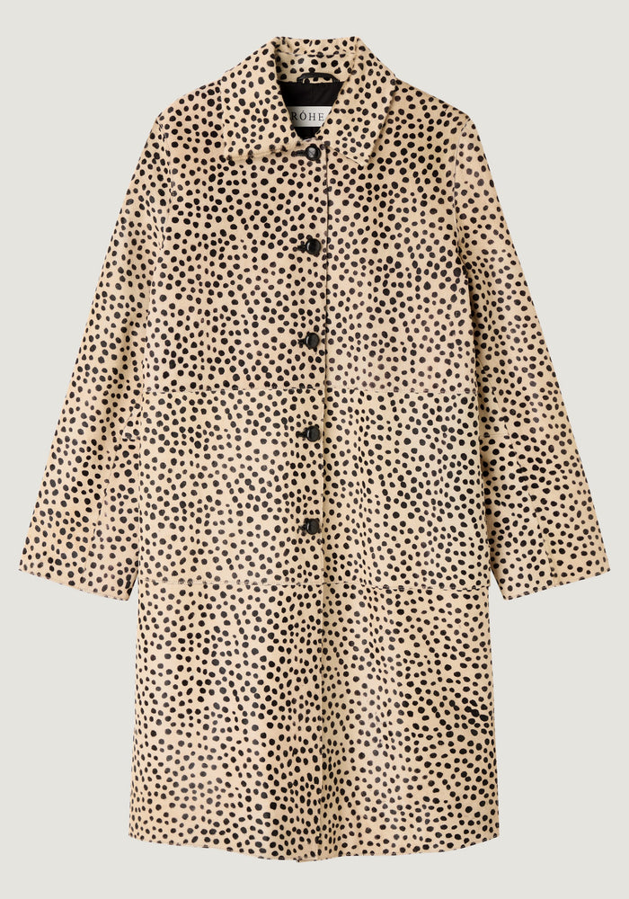 Pony hair coat | cheetah