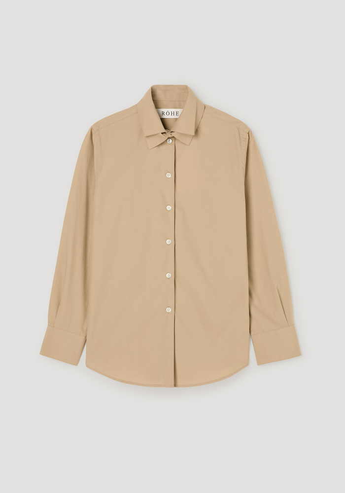 Double collar shirt | wheat