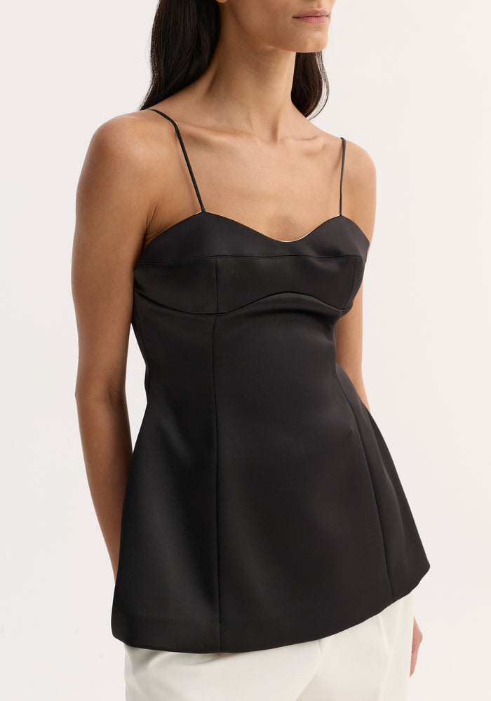 Bustier top | black