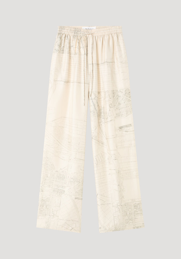 Wide leg silk trousers | Amsterdam