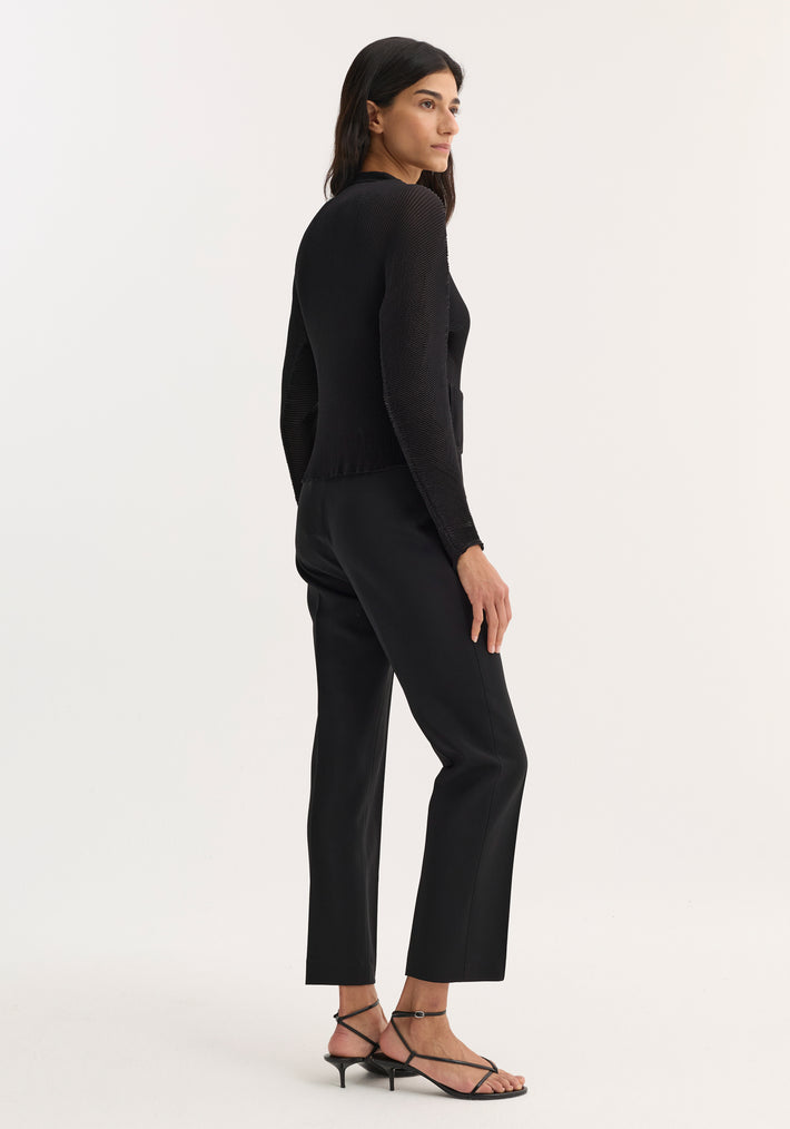 Cigarette leg trousers | black