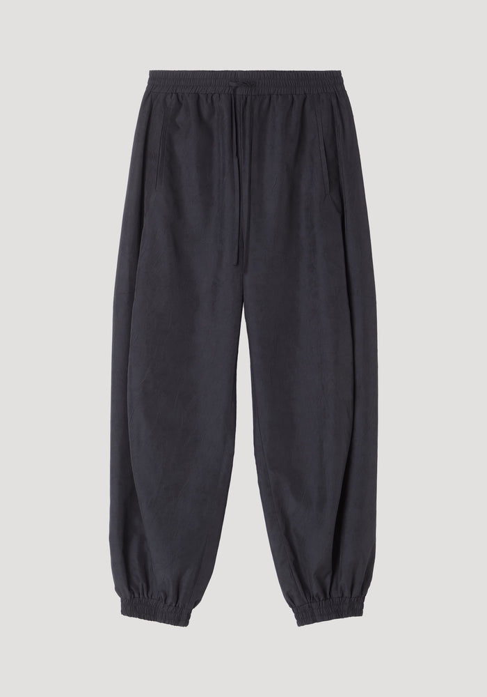Loose fit track pants | black