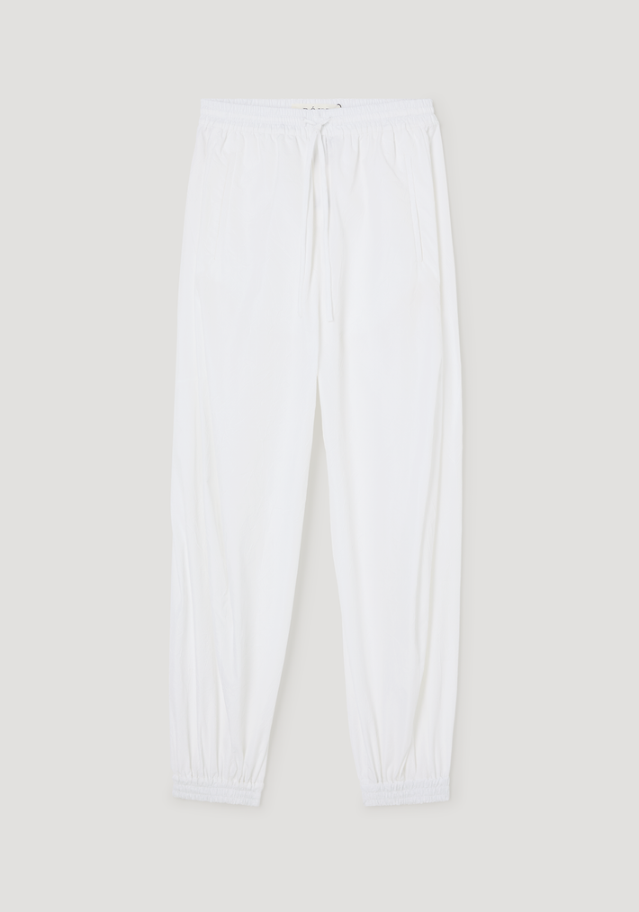 Loose fit track pants | optic white