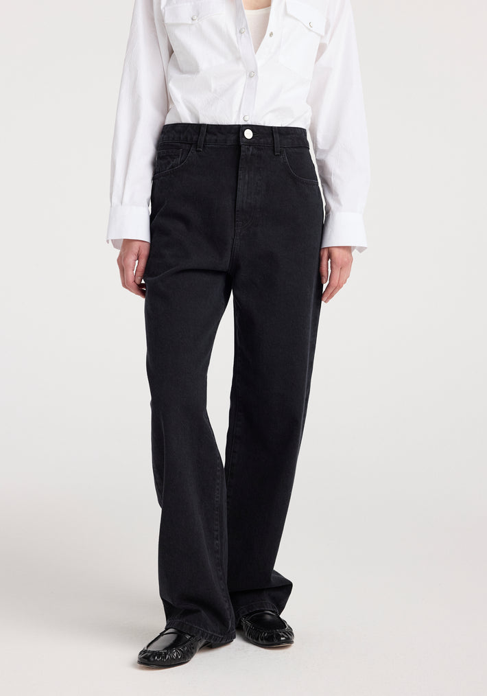 Baggy fit denim | black