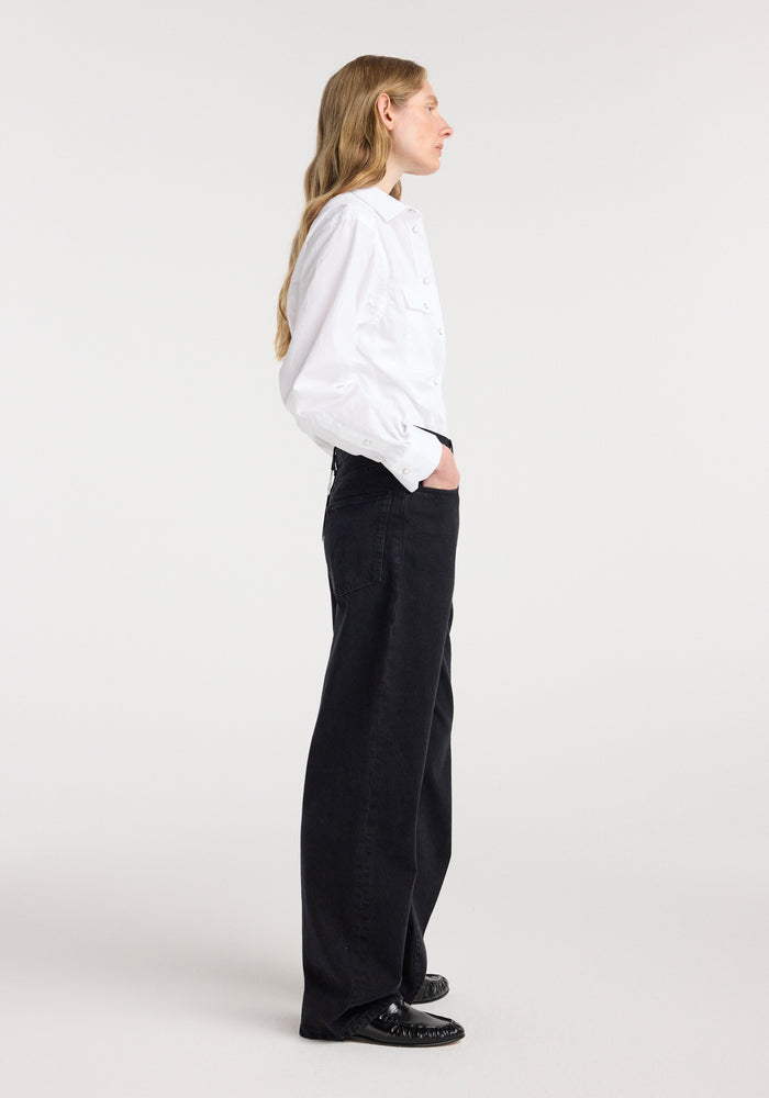 Baggy fit denim | black