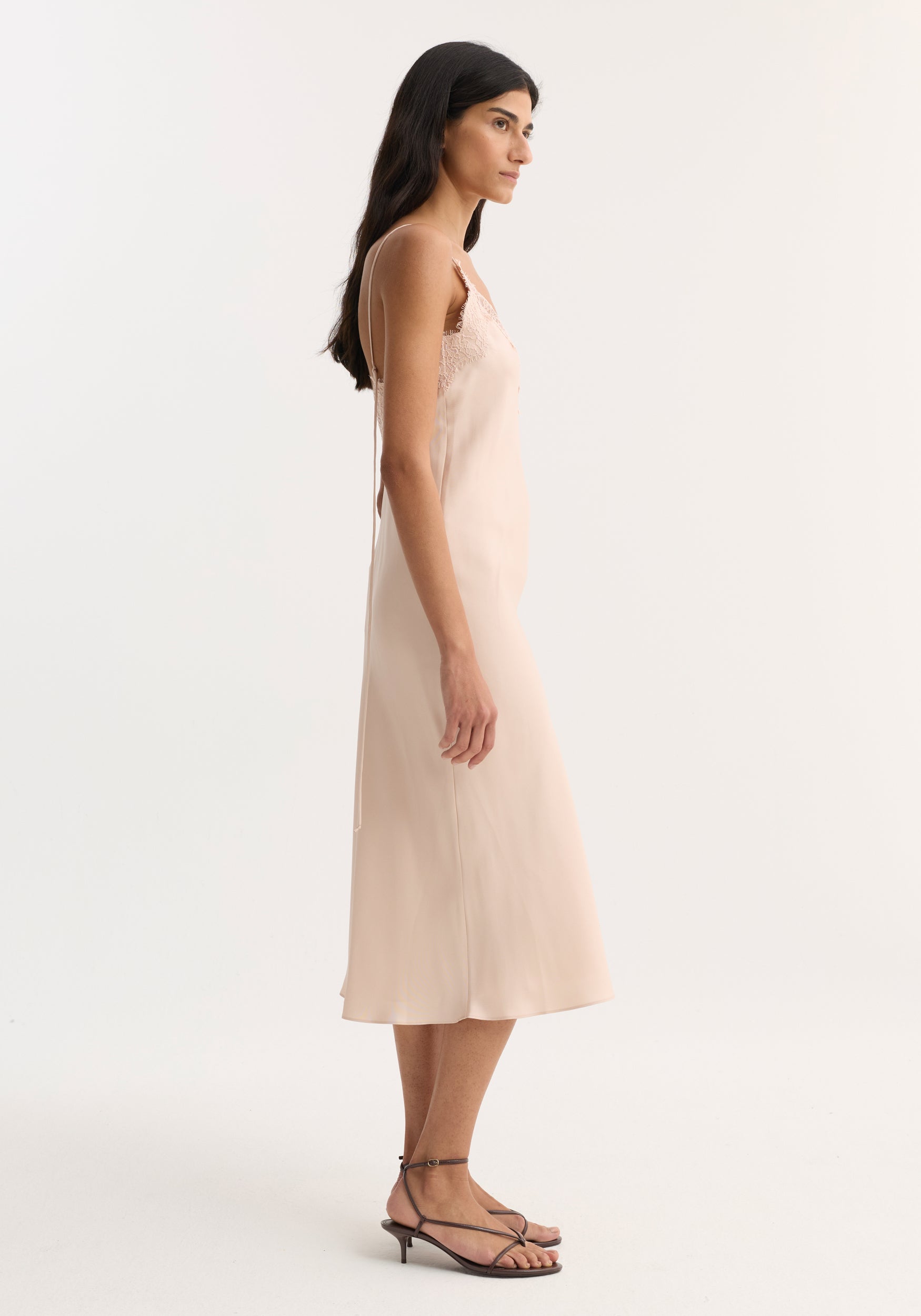 princess polly baby blue dress Lace slip dress– Róhe