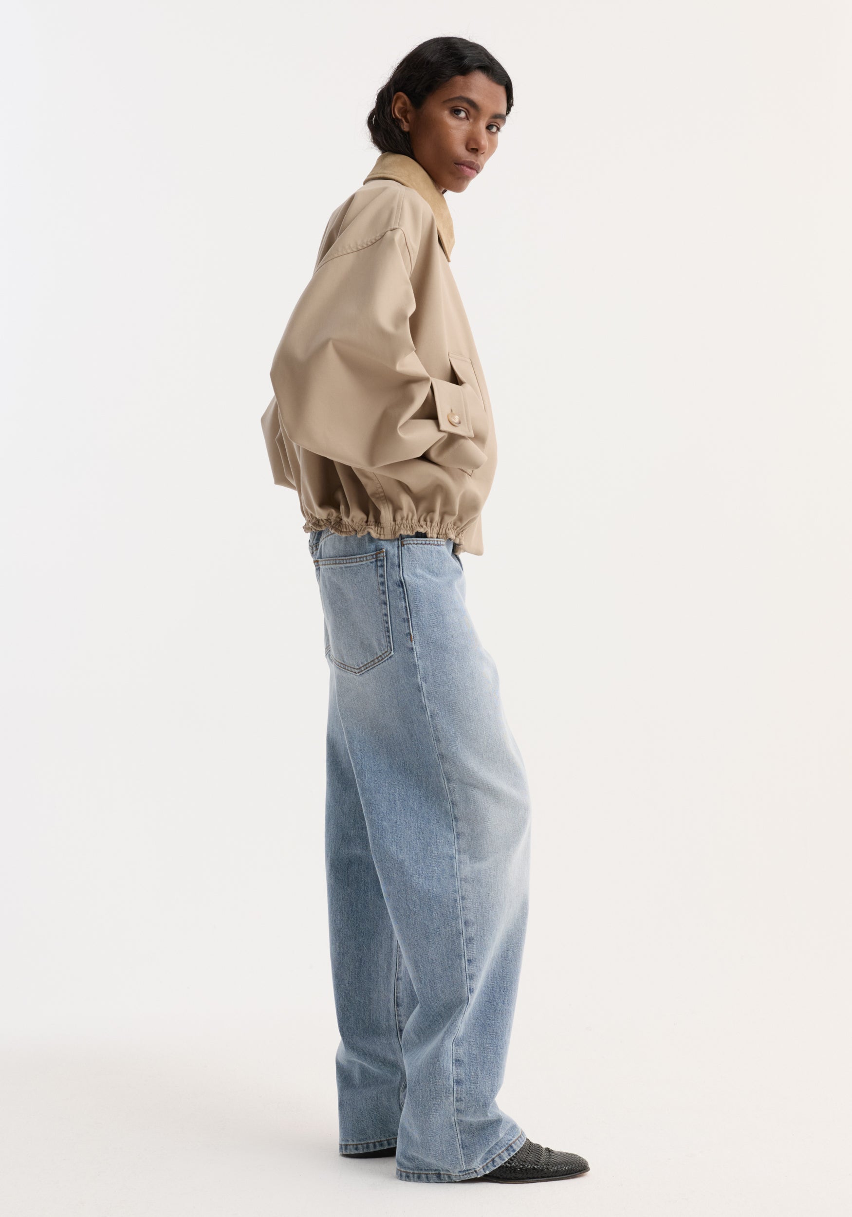 ジャケット・アウター NUJOH Soft Suede Blouson Jacket NUJOH ブルゾン アウター Soft Suede Blouson Jacket / ソフトスエード