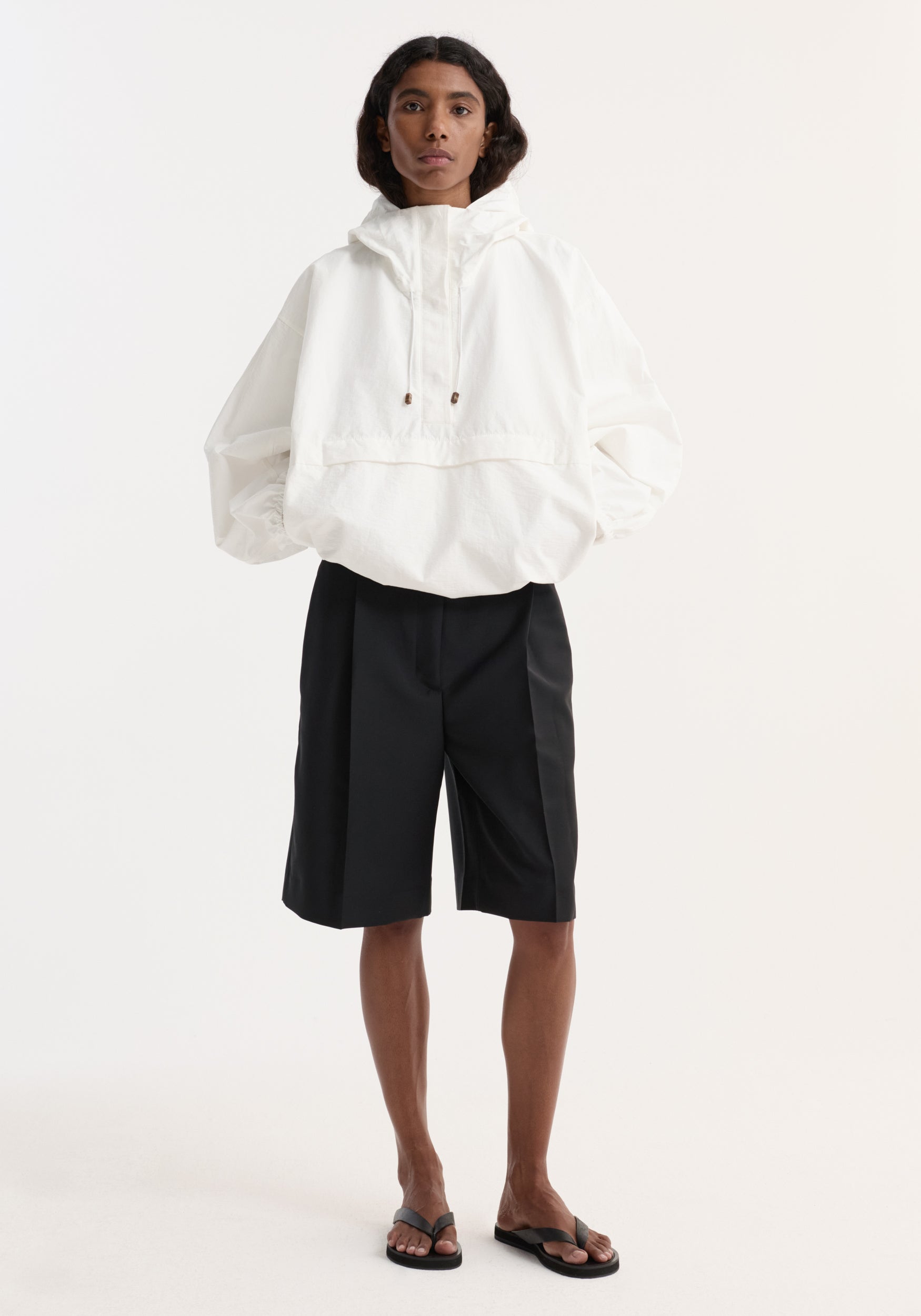 Textured cotton-blend anorak– Róhe