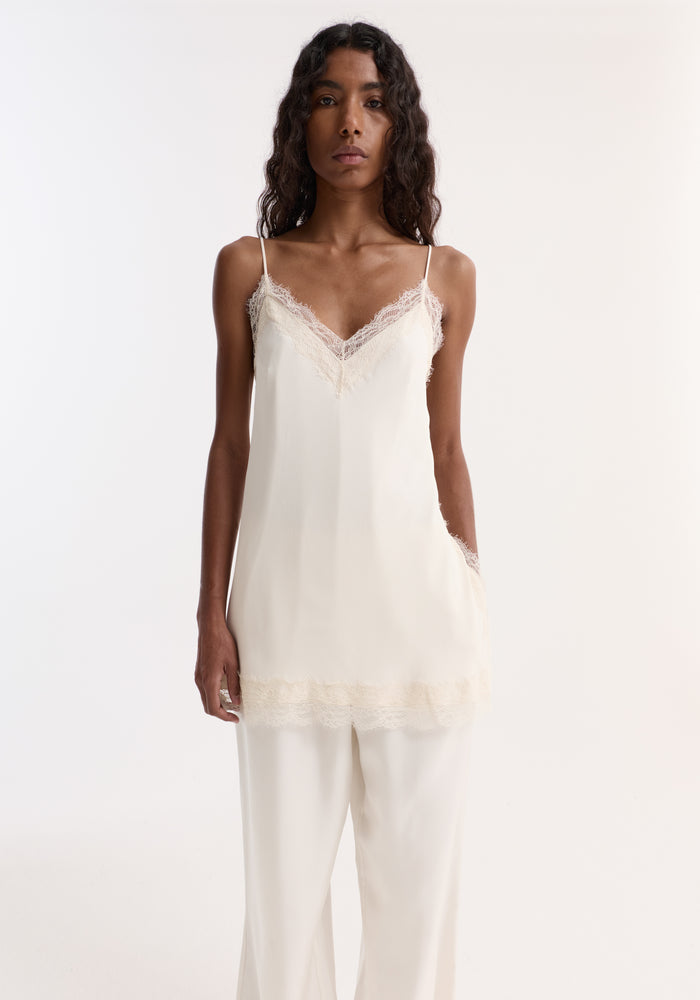 Lace camisole | off white