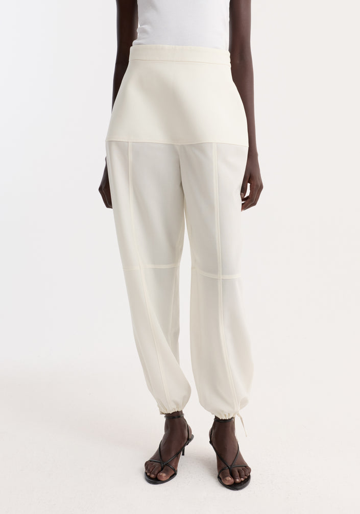 Architectural trousers | off white