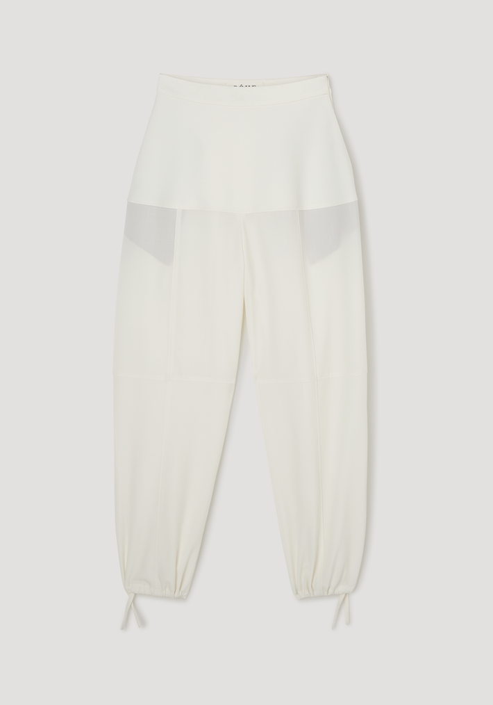 Sculptural trousers | off white