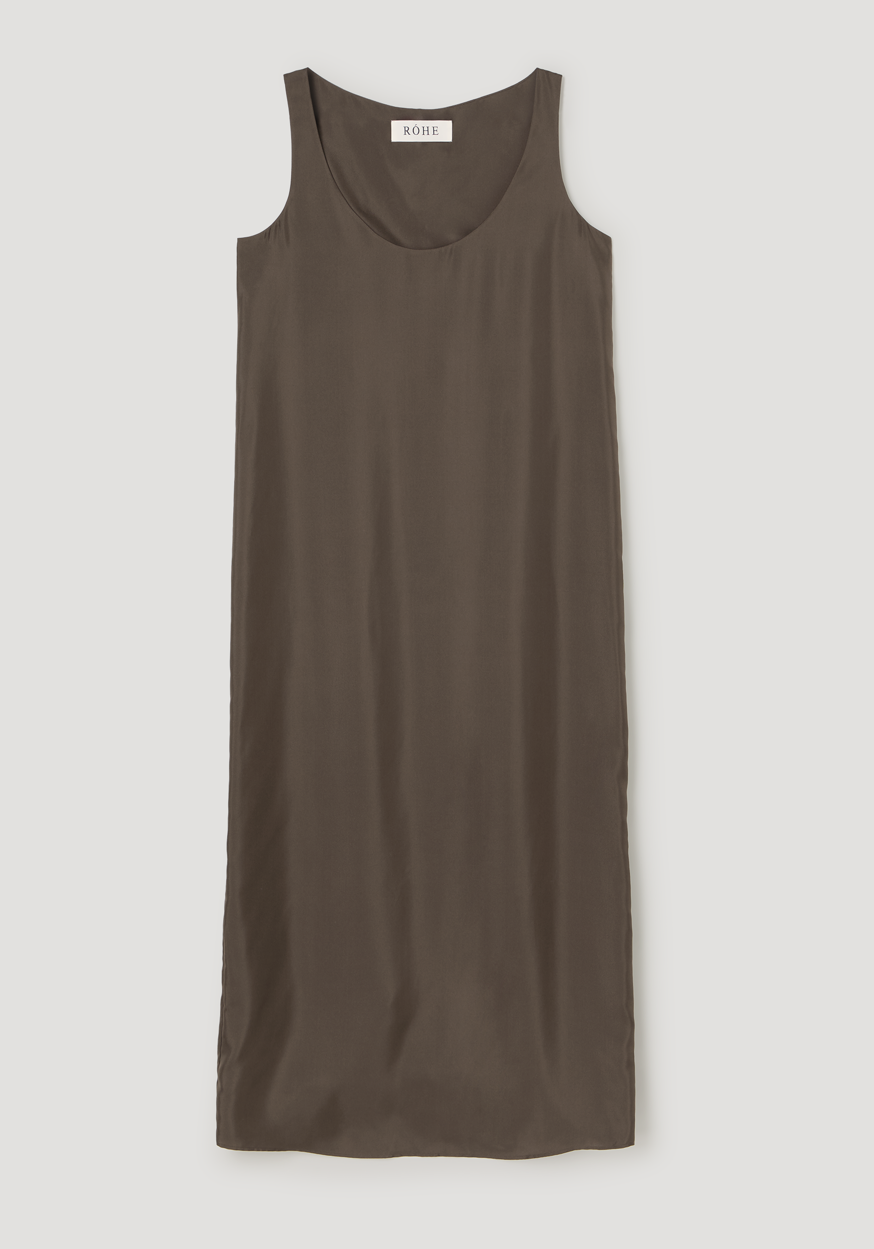 rohe silk slip dress Rhe Black V-Neck Slip Dress Rhe