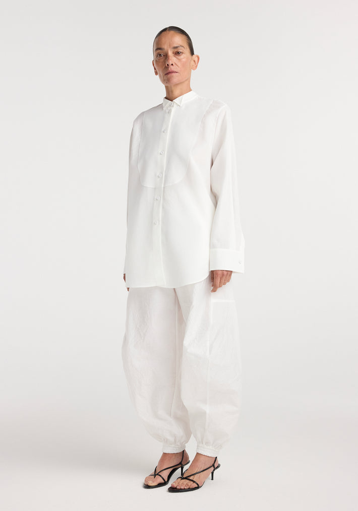 Tuxedo shirt | optic white