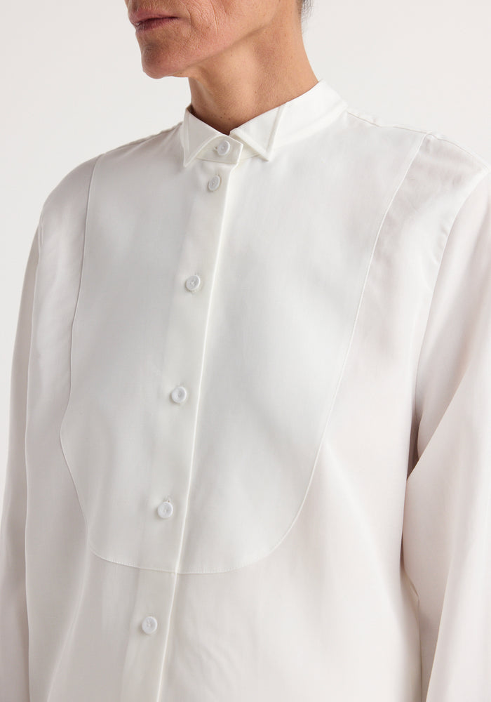 Tuxedo shirt | optic white