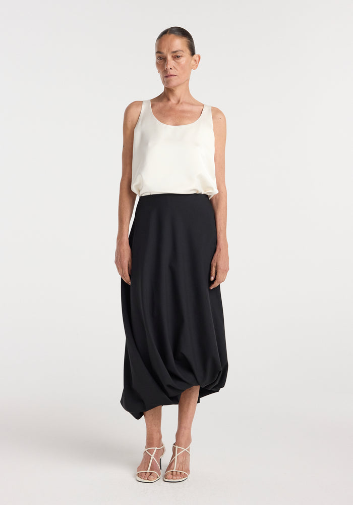 Twisted skirt | black