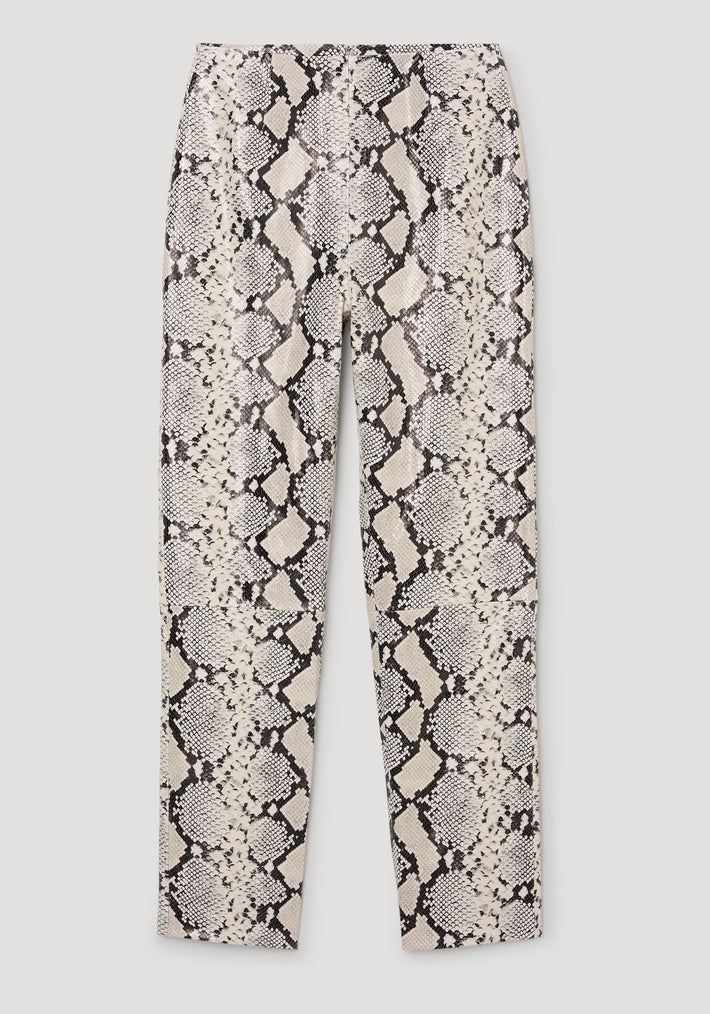 Snakeskin leather trousers | snakeskin