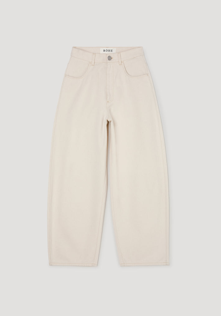 Berber - Barrel leg denim | ecru