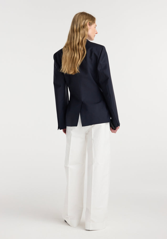 Hourglass shaped blazer | navy