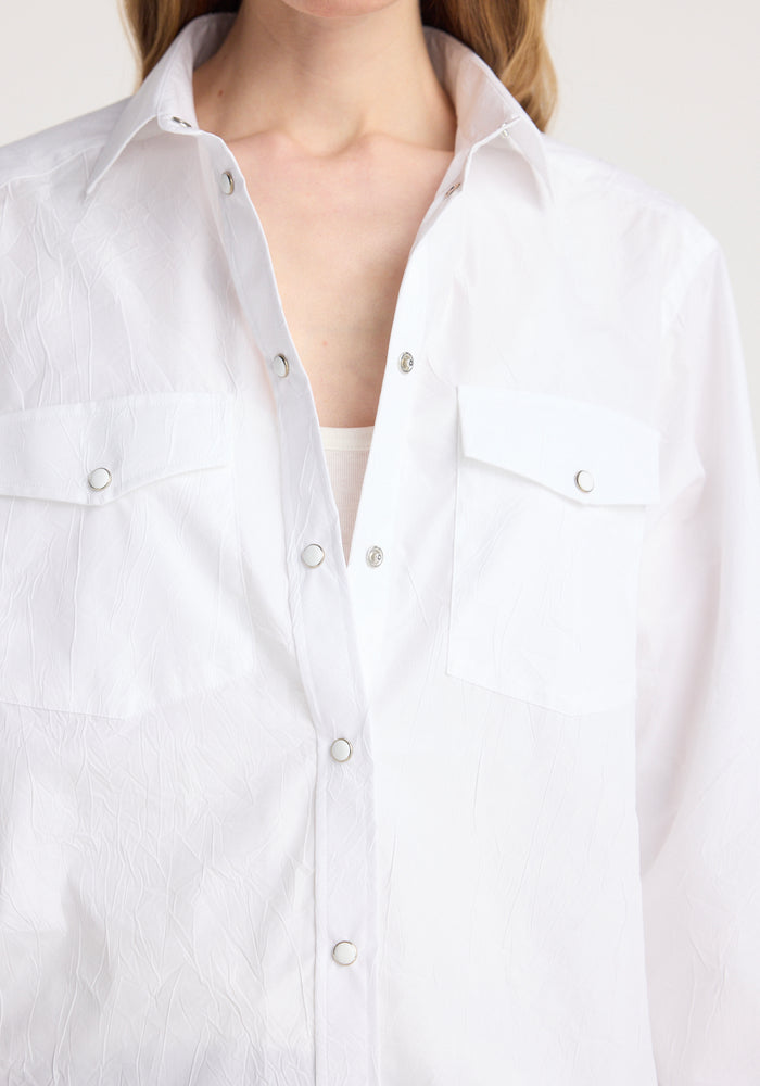 Western shirt | optic white