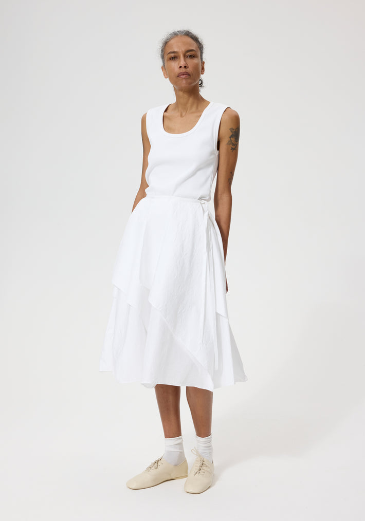 Kiku skirt | optic white