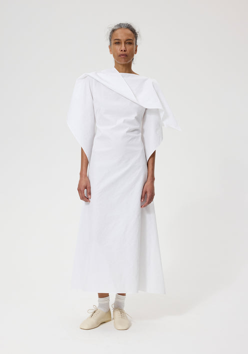 Oranda no Kazaguruma dress | optic white