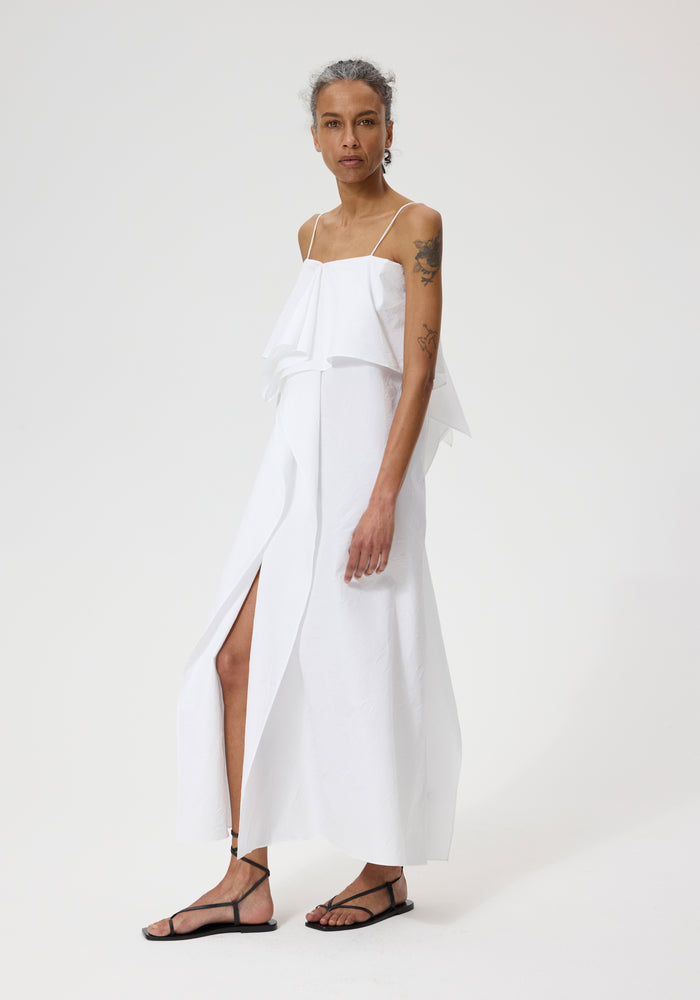 Oranda no Kazaguruma dress | optic white