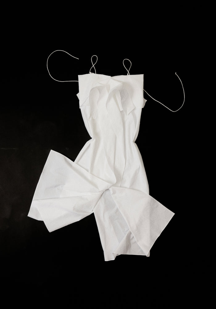 Oranda no Kazaguruma dress | optic white