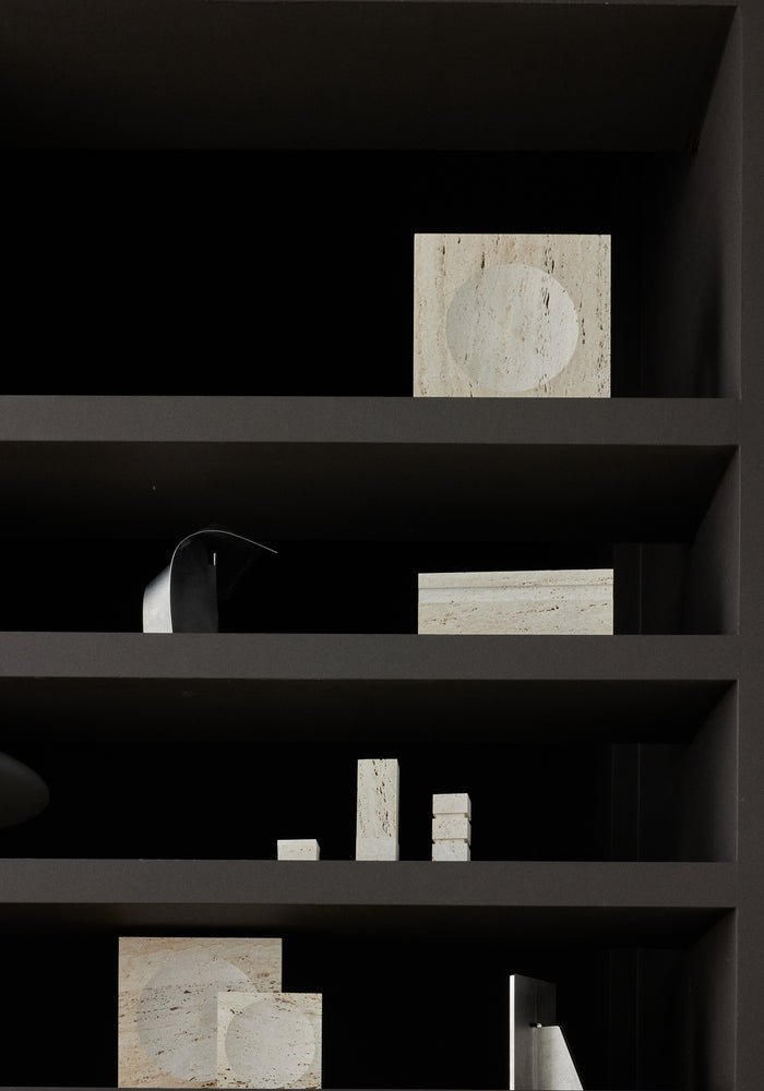 Medium tray | travertine
