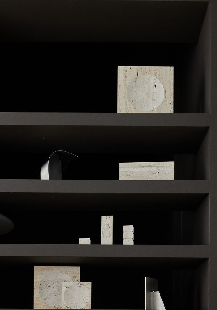 Medium tray | travertine