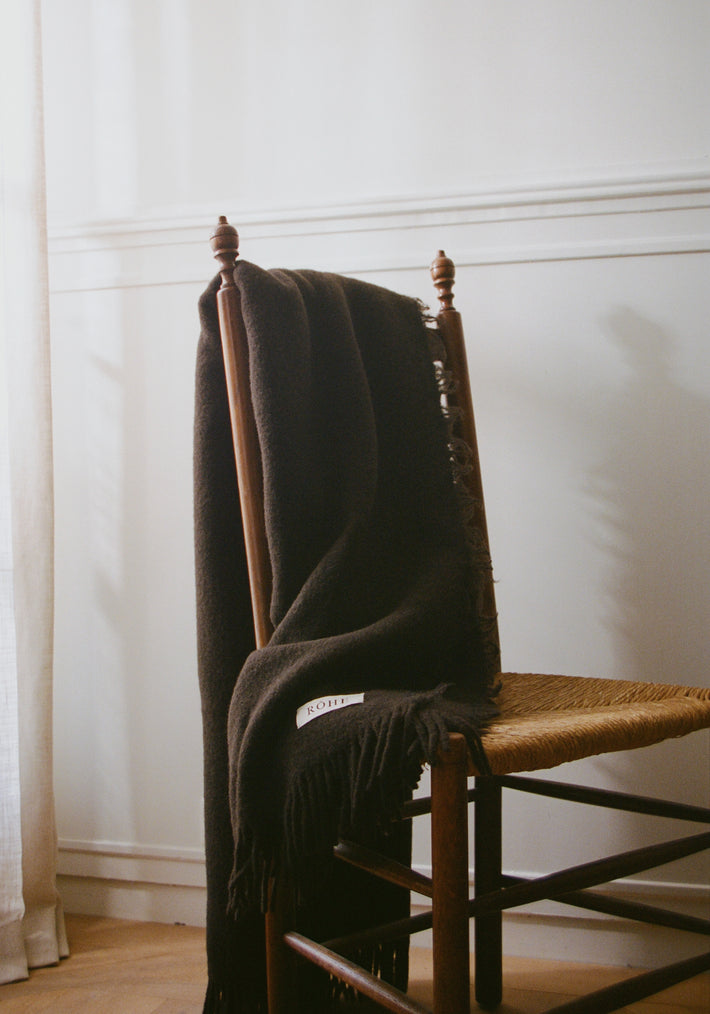 Wool blanket | chocolate