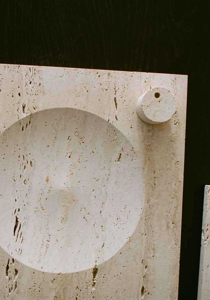 Large tray | travertine