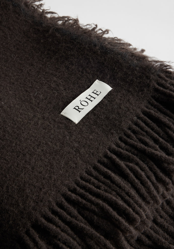 Wool blanket | chocolate