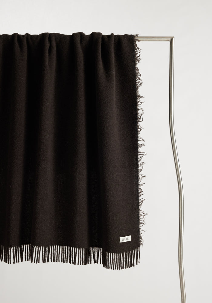 Wool blanket | chocolate