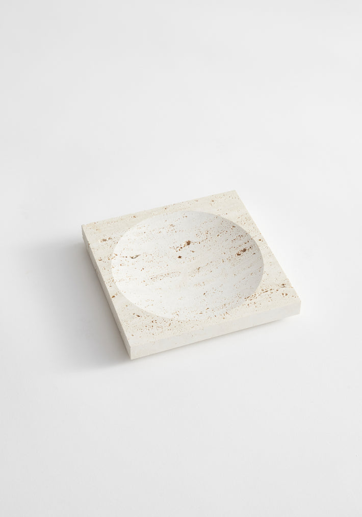 Small tray | travertine