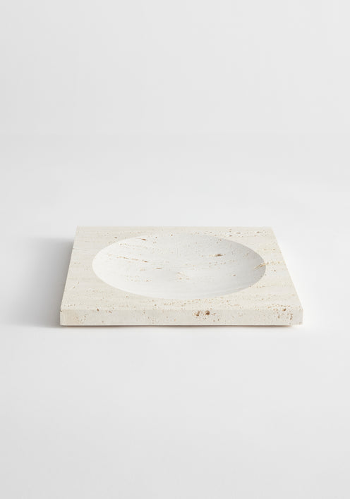 Medium tray | travertine