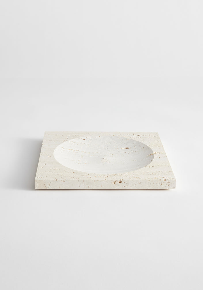 Medium tray | travertine
