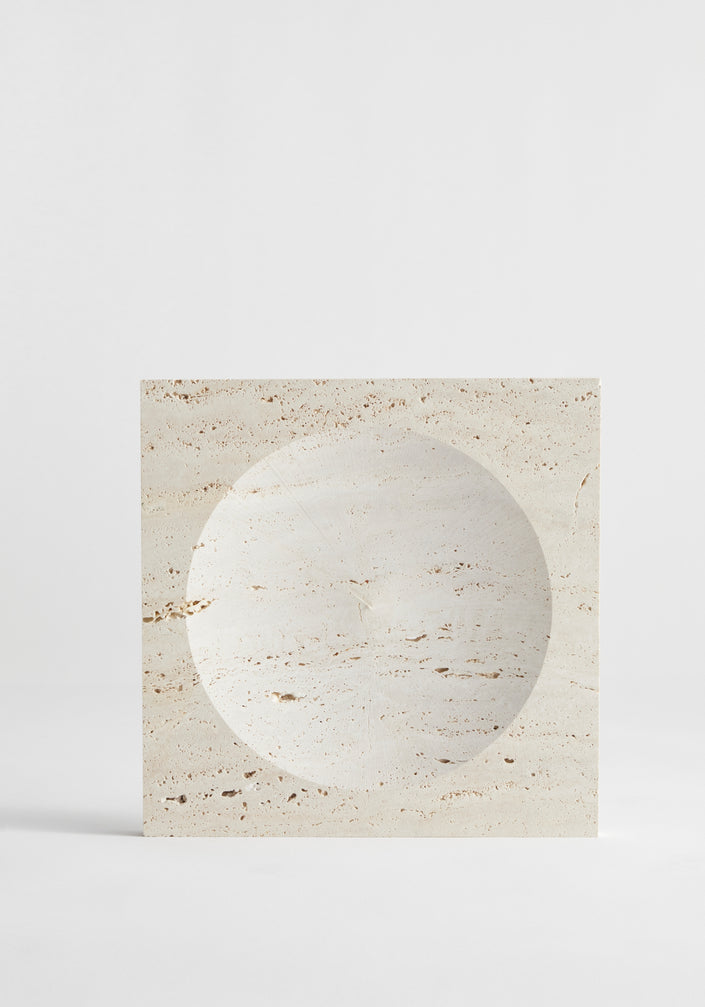 Medium tray | travertine
