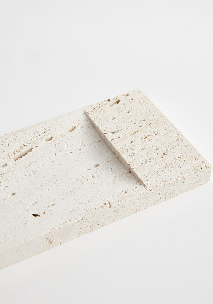 Incense holder tray | travertine