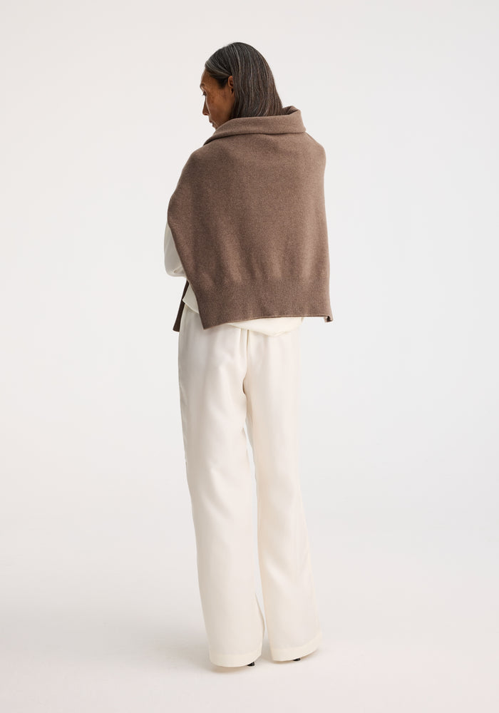 Relaxed silk trousers | Cream (O)