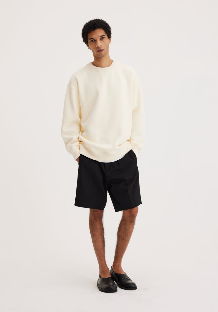 Crewneck sweatshirt | off-white