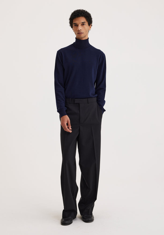 Tailored wide leg trousers | noir