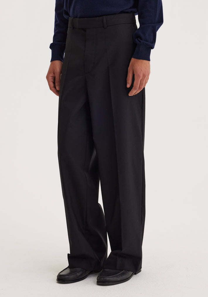 Tailored wide leg trousers | noir