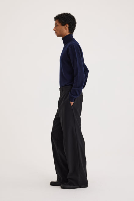 Tailored wide leg trousers | noir