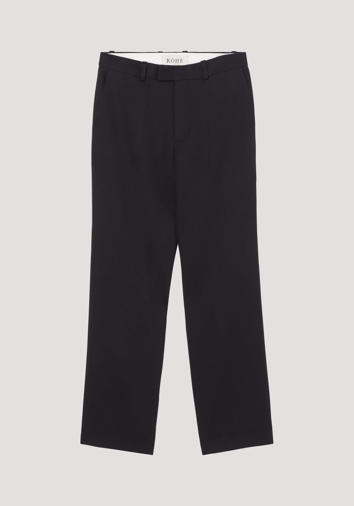 Classic tailored wool trousers | noir