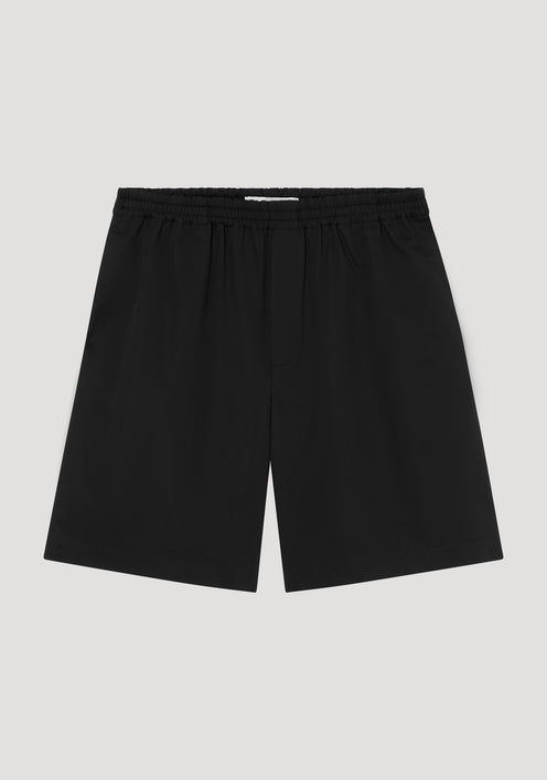 Elastic waistband shorts | noir