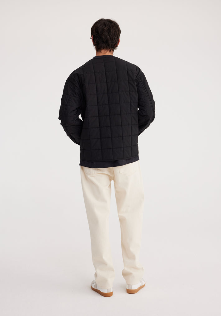 Padded liner jacket | black