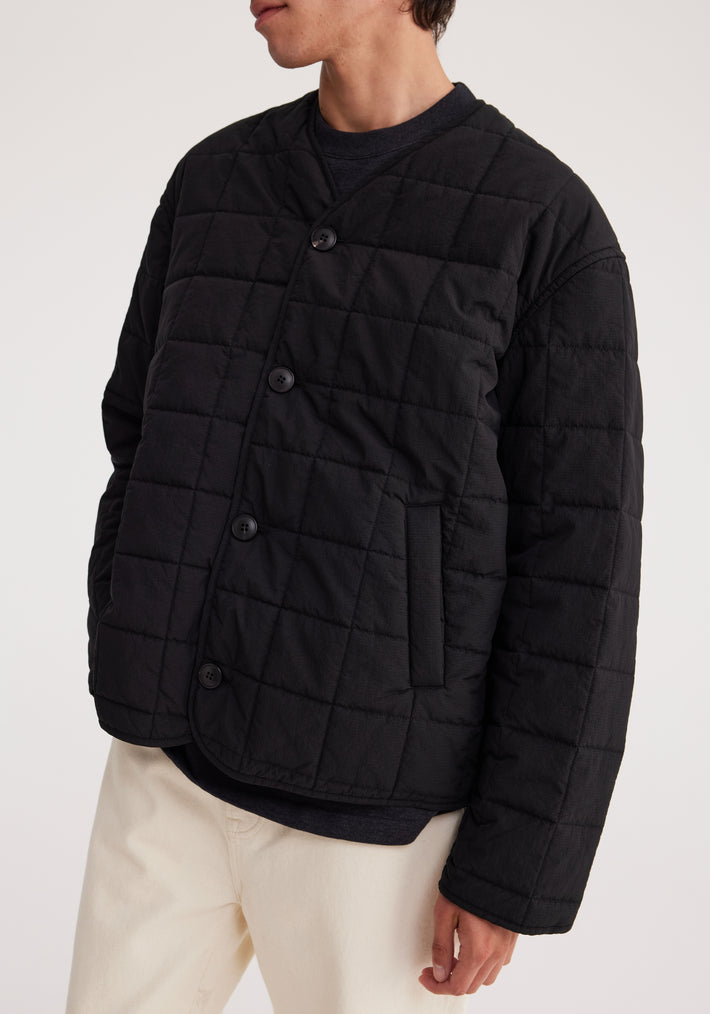 Padded liner jacket | black