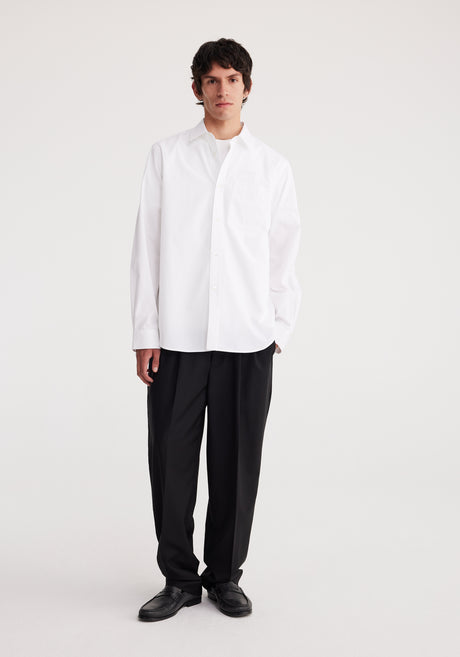 Slim classic long sleeve shirt | optic white
