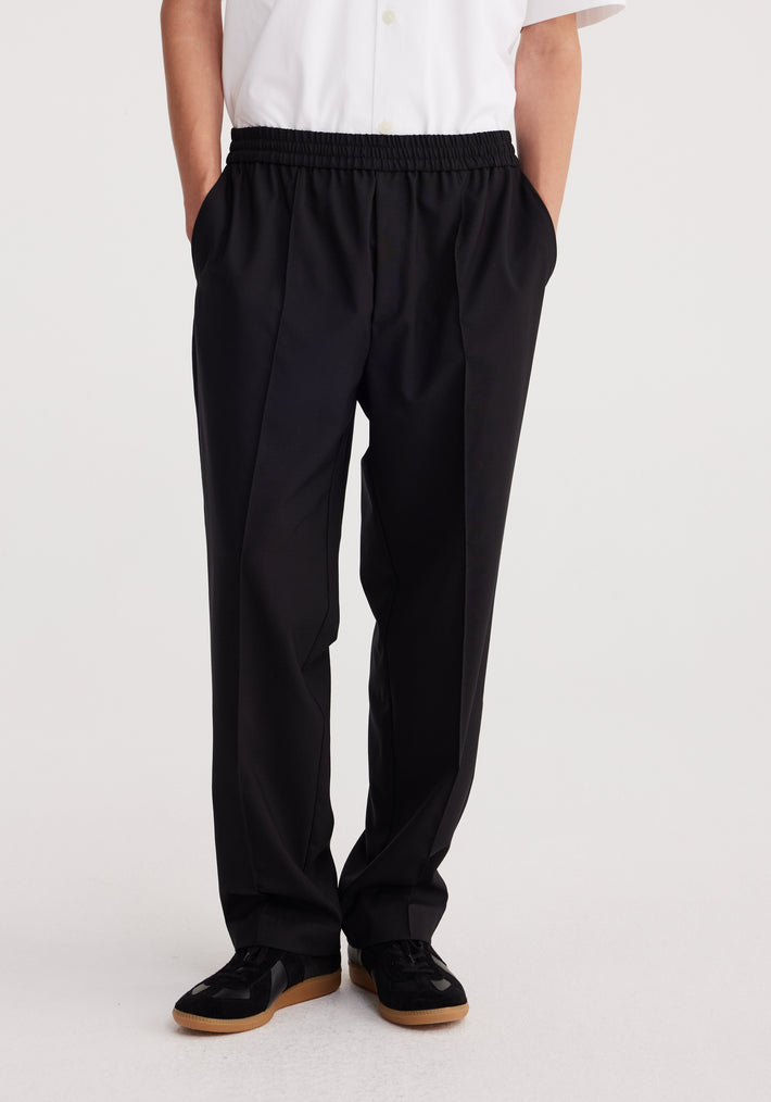 Elasticated waistband trousers | black