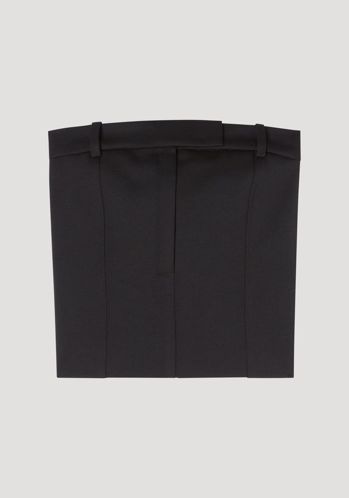 Tailored corset top | noir